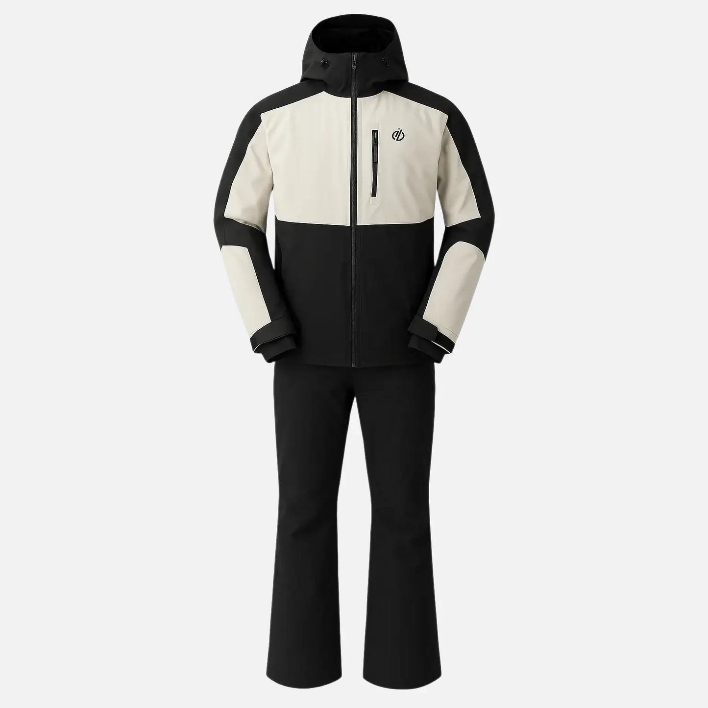 Dare2B Mens Suit Deal (Black & Cream)