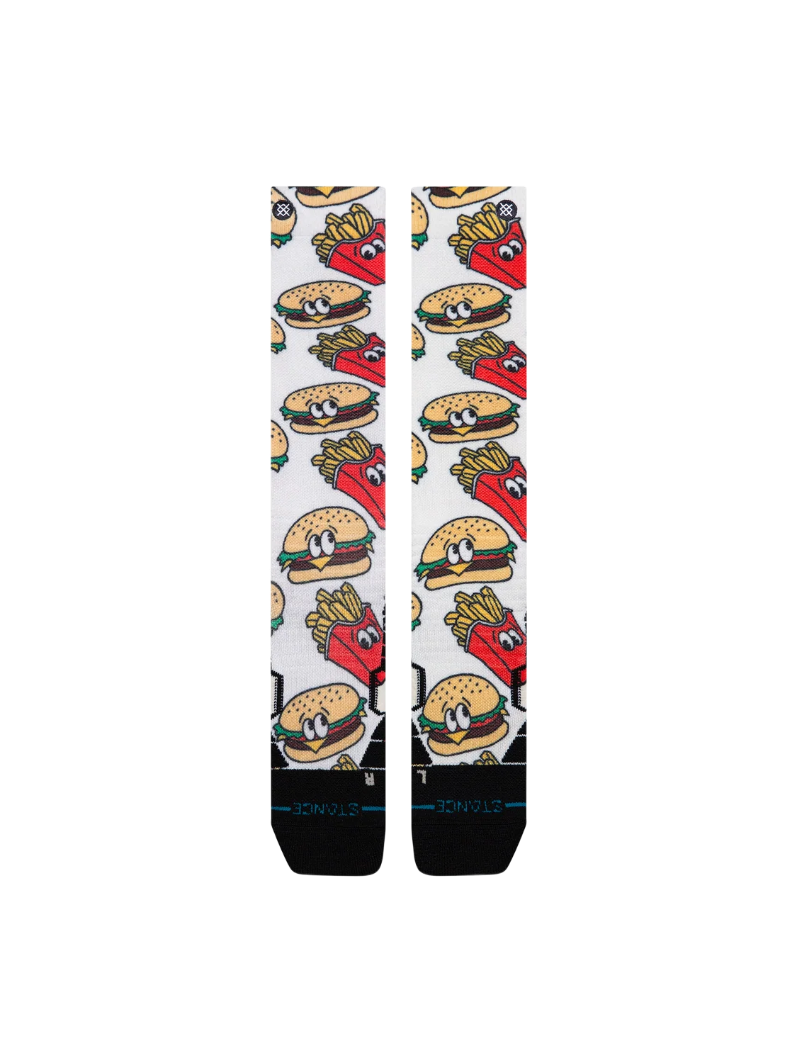 Stance Combo Meal Mid Poly Snow Sock - Red