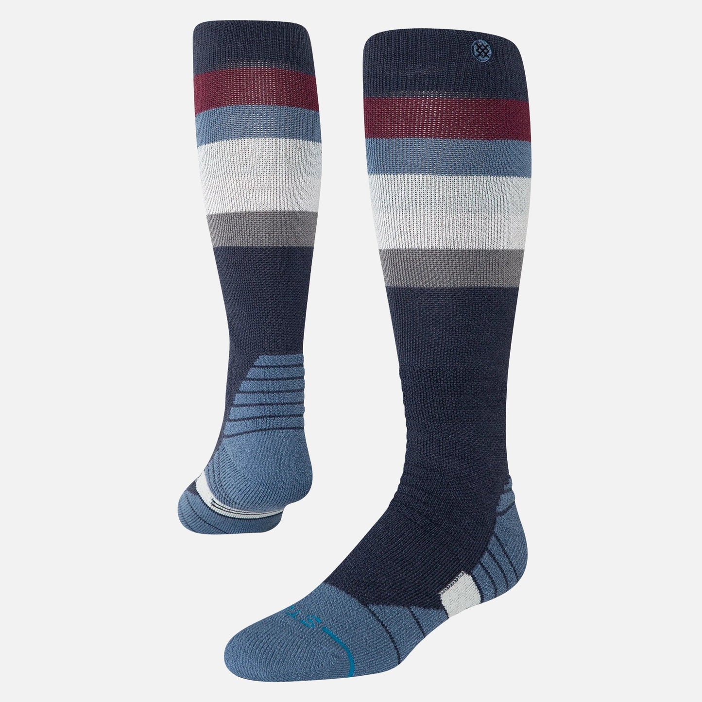Stance Maliboo Mid Wool Snow - Navy R/R