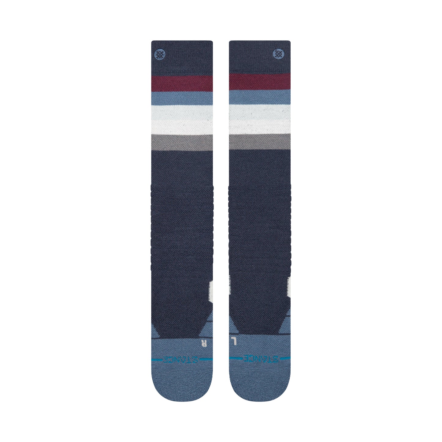 Stance Maliboo Mid Wool Snow - Navy R/R