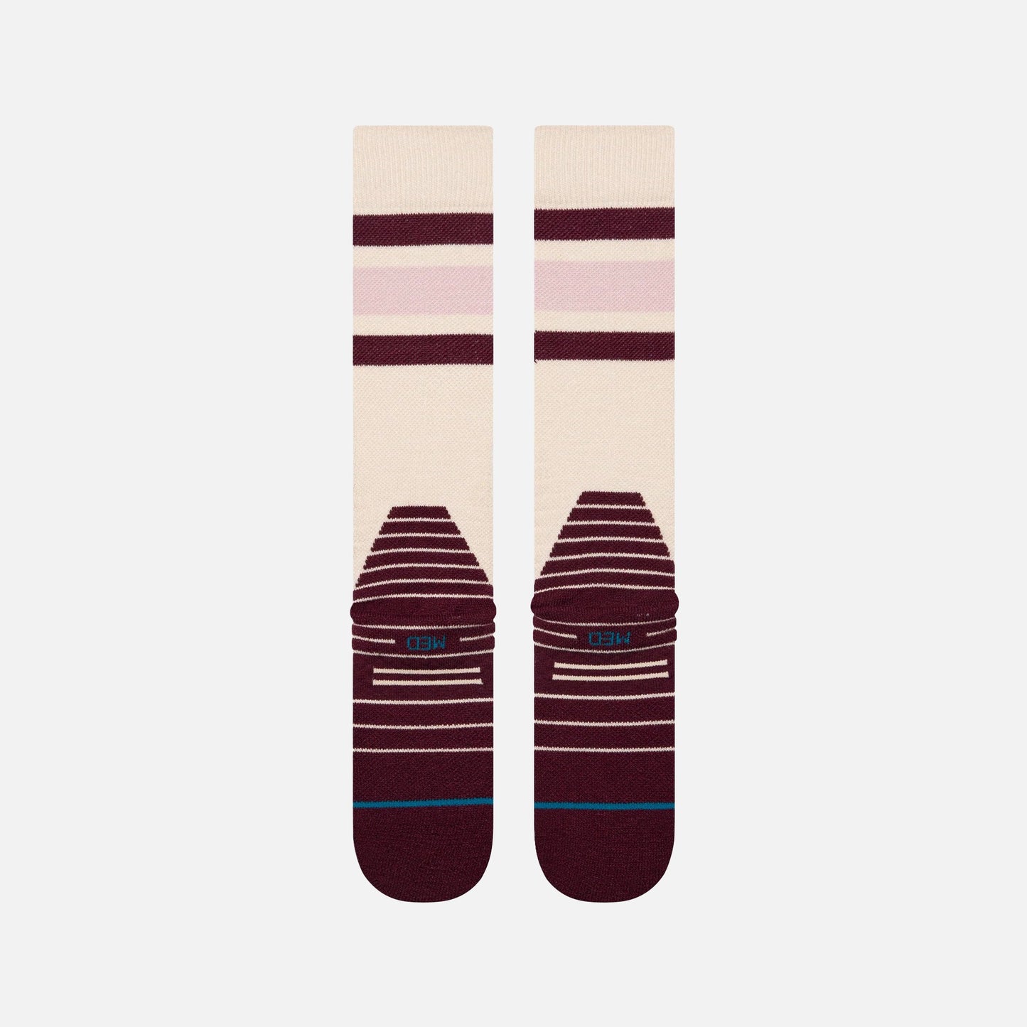 Stance Womens Boyd Mid Wool Snow - Oatmeal R/R