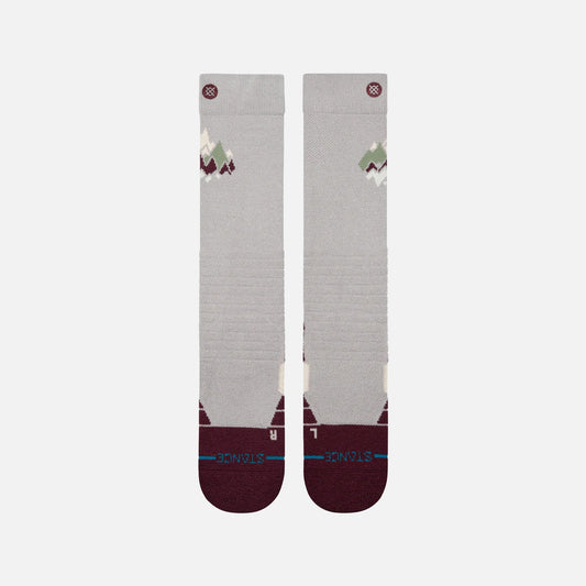 Stance Womens Peaks Mid Wool Snow - Fig R/R