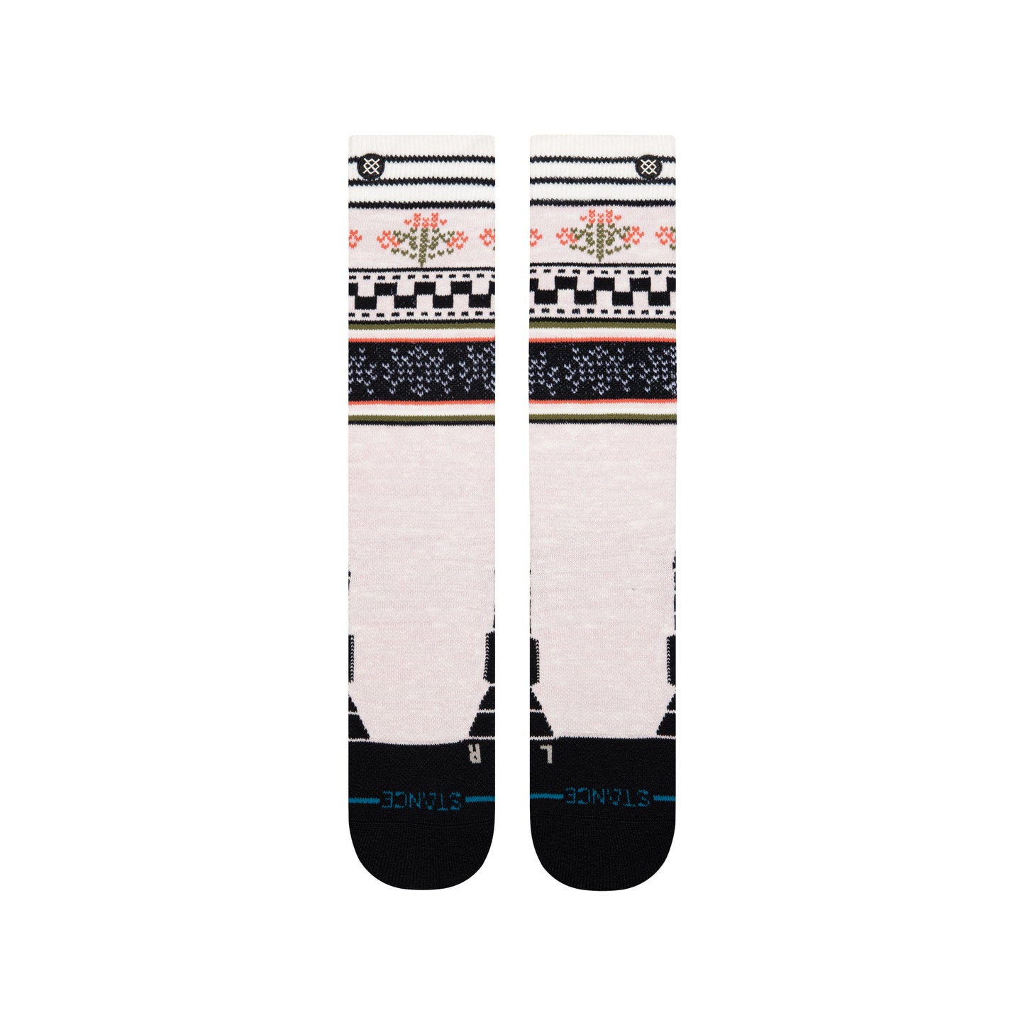 Stance Winter Bloom Mid Crew - Lilac R/R