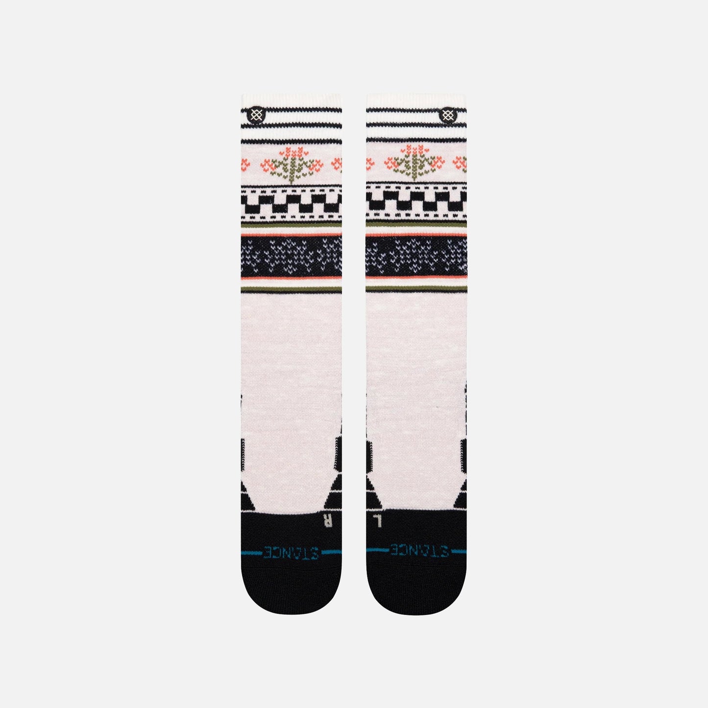 Stance Winter Bloom Mid Crew - Lilac R/R