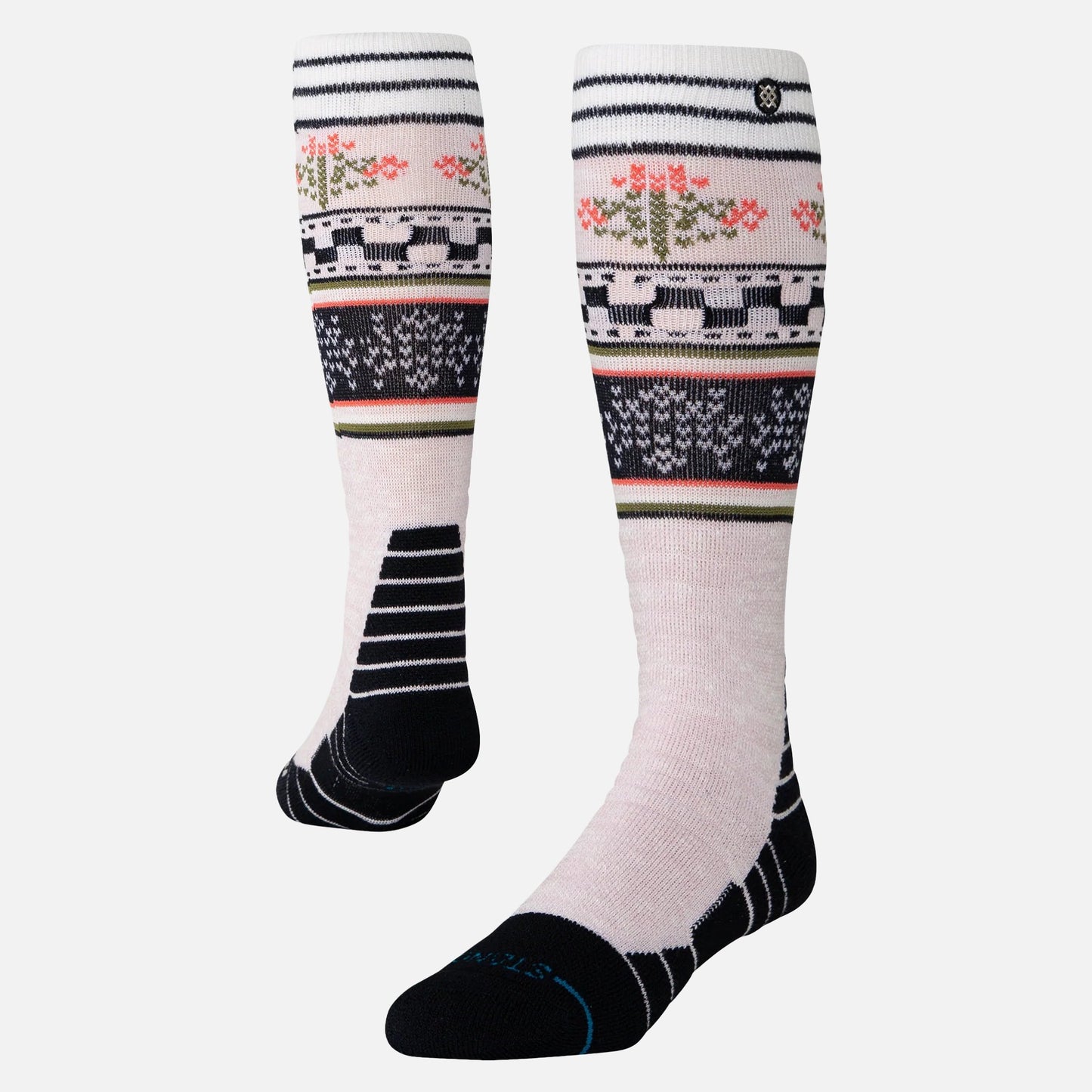 Stance Winter Bloom Mid Crew - Lilac R/R