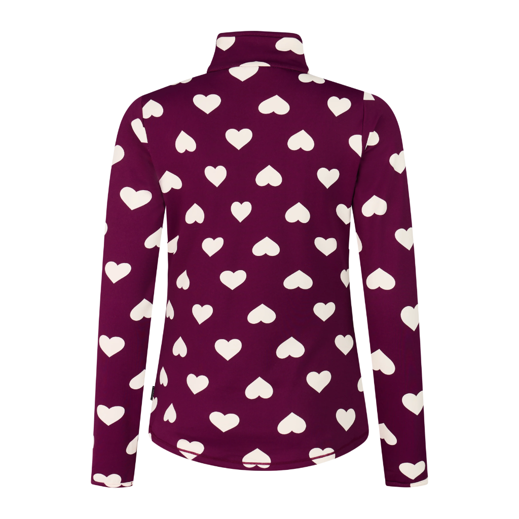 Protest Women's Swana 1/4 Zip Fleece Top - Current Purple