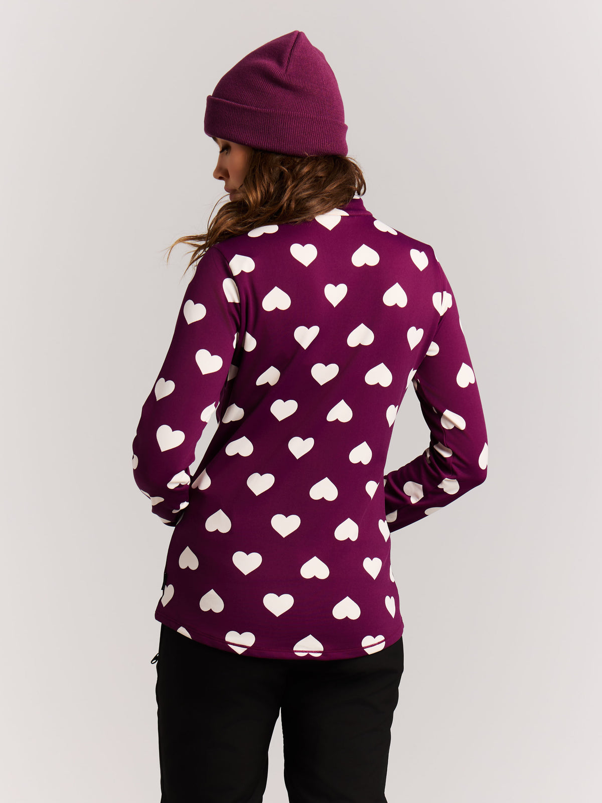 Protest Women's Swana 1/4 Zip Fleece Top - Current Purple