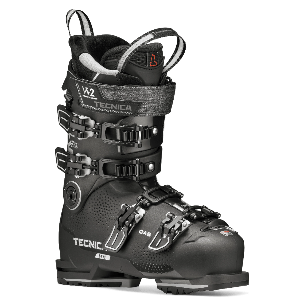 Tecnica Mach1 HV 95 W GW Women's Ski Boots (Black/Gold)