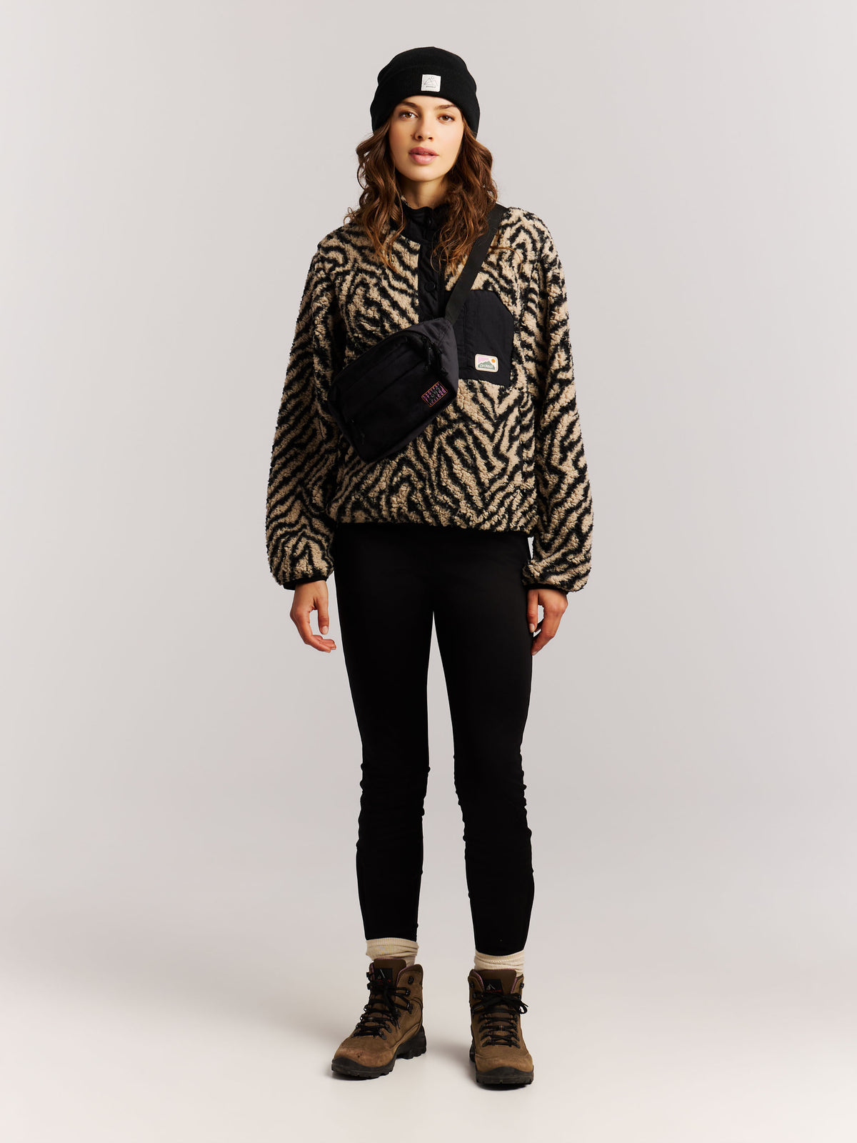Protest Women's Josey 1/4 Button Top - Bamboo Beige
