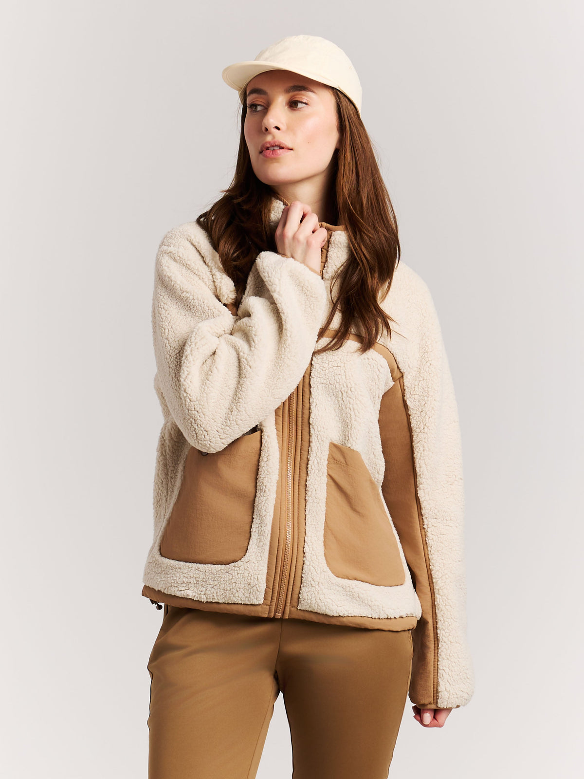 Protest Women's Samica Teddy Fleece - Kit Off-White