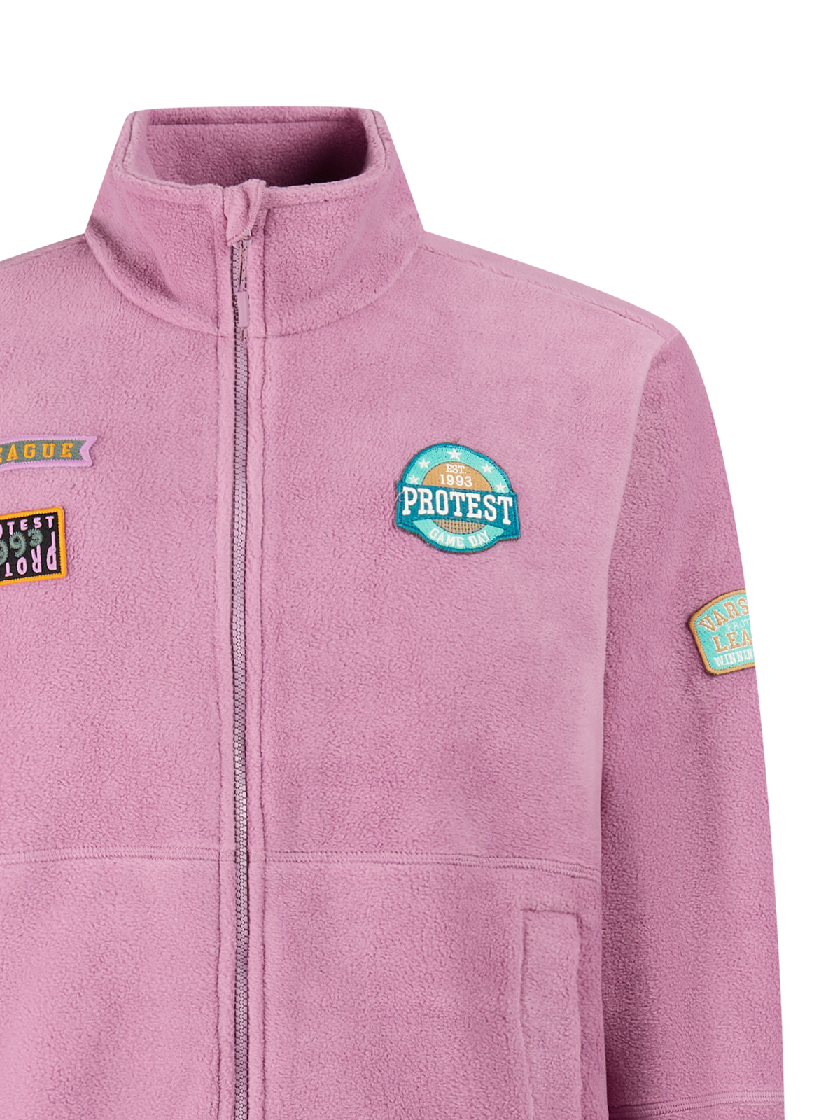 Protest Women's Liston Full Zip Fleece - Valerian Lilac