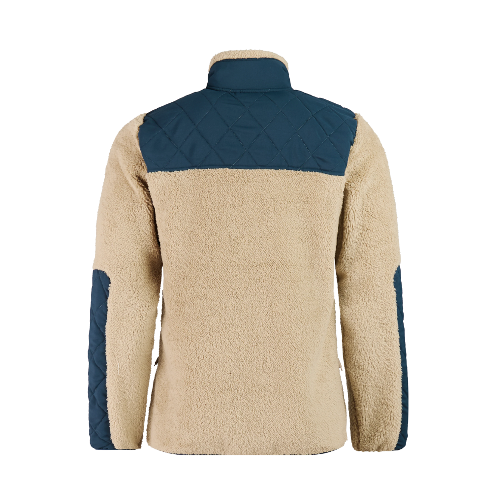 Protest Men's Longton Full Zip Fleece - Bamboo Beige