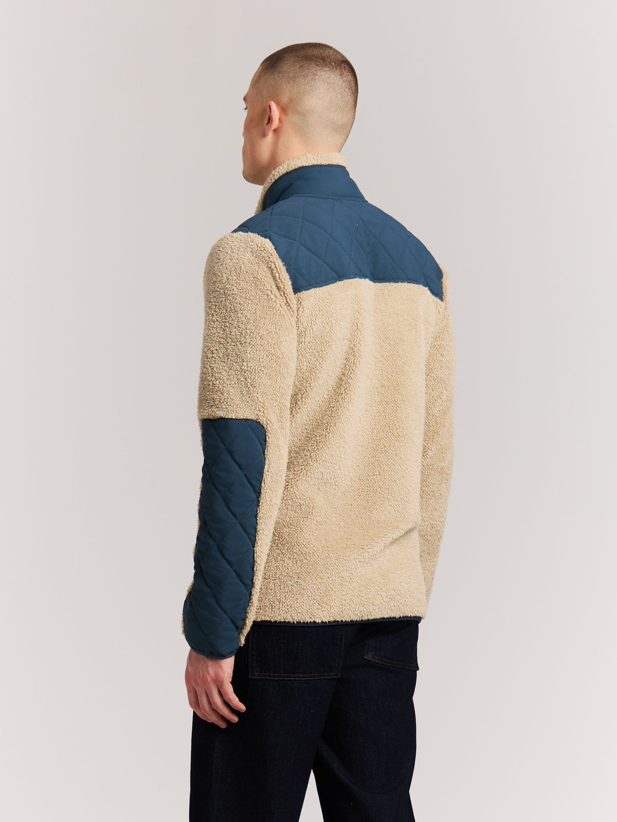Protest Men's Longton Full Zip Fleece - Bamboo Beige