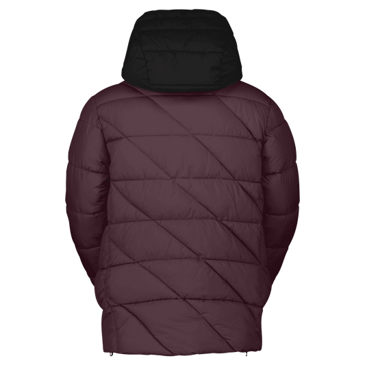 Scott Men's Insuloft Warm Jacket - cocoa red/black (back)