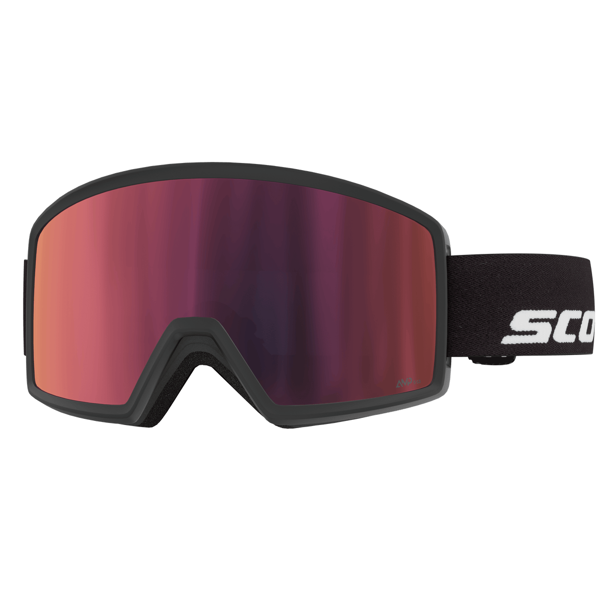 Scott Neo Compact Goggle - Black (Red Chrome)