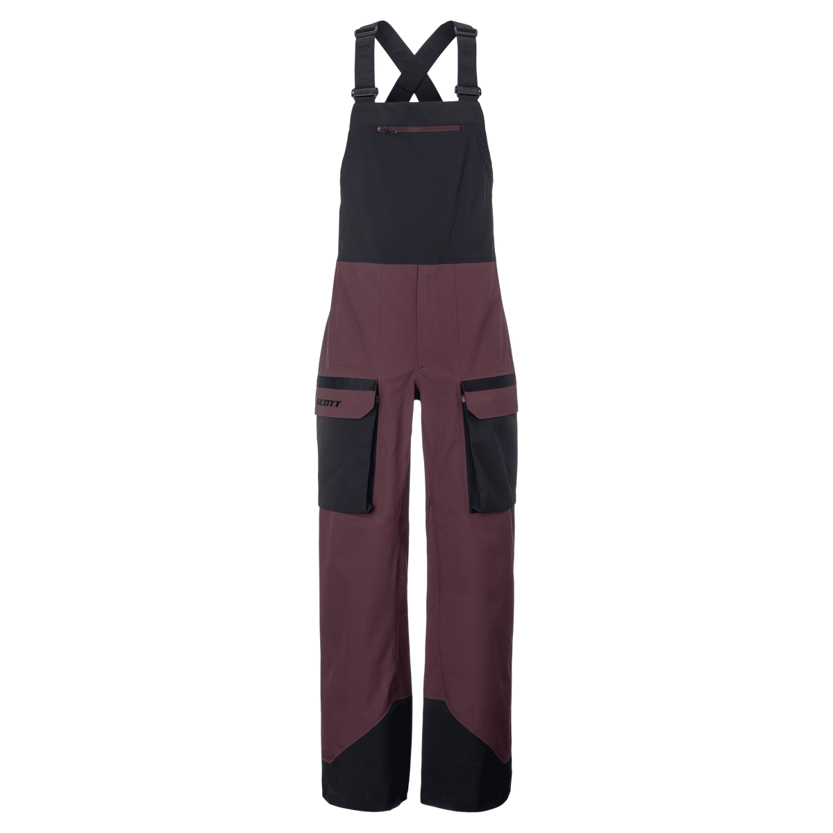 Scott Men's Vertic Utility 3L Pants - cocoa red/black