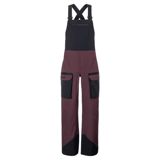 Scott Men's Vertic Utility 3L Pants - cocoa red/black