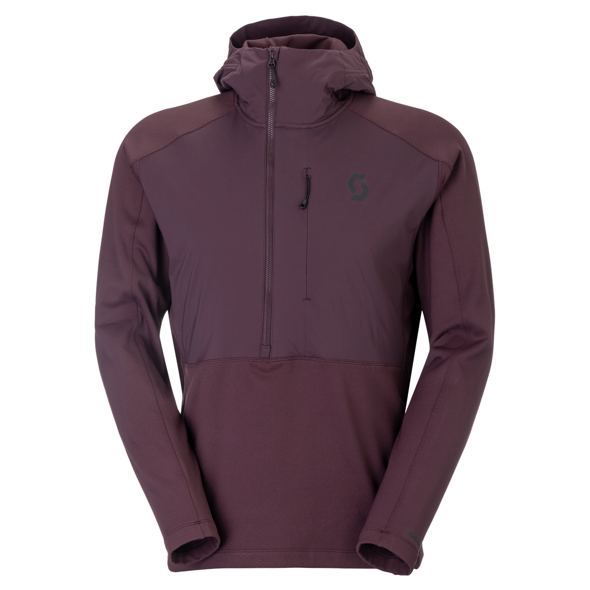 Scott Men's Defined Mid Pullover Hoody - cocoa red