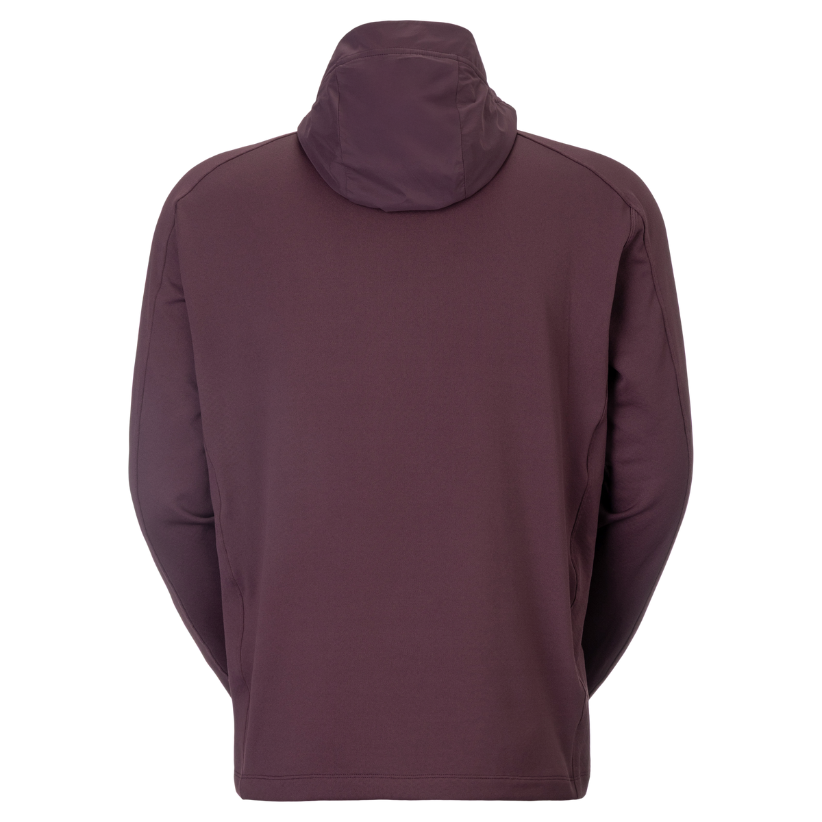 Scott Men's Defined Mid Pullover Hoody - cocoa red (back)