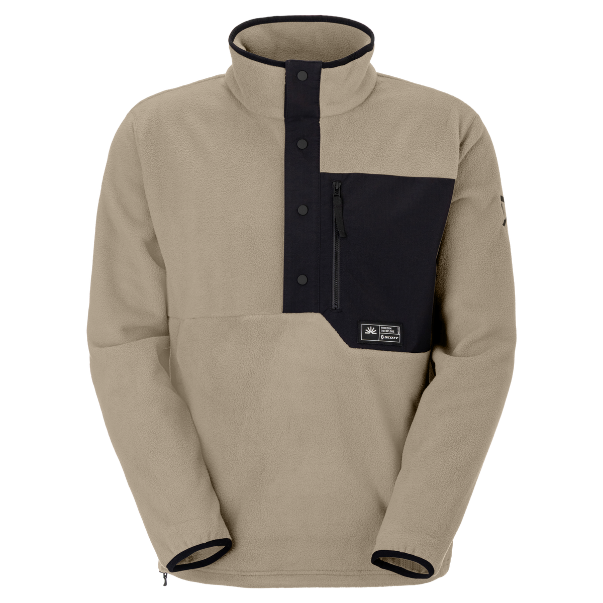 Scott Men's Escape Original Fleece Pullover - portobello beige