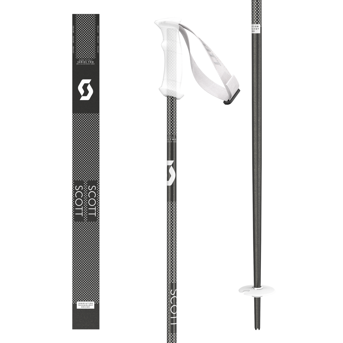 Scott Koko Ski Poles - Black Pearl