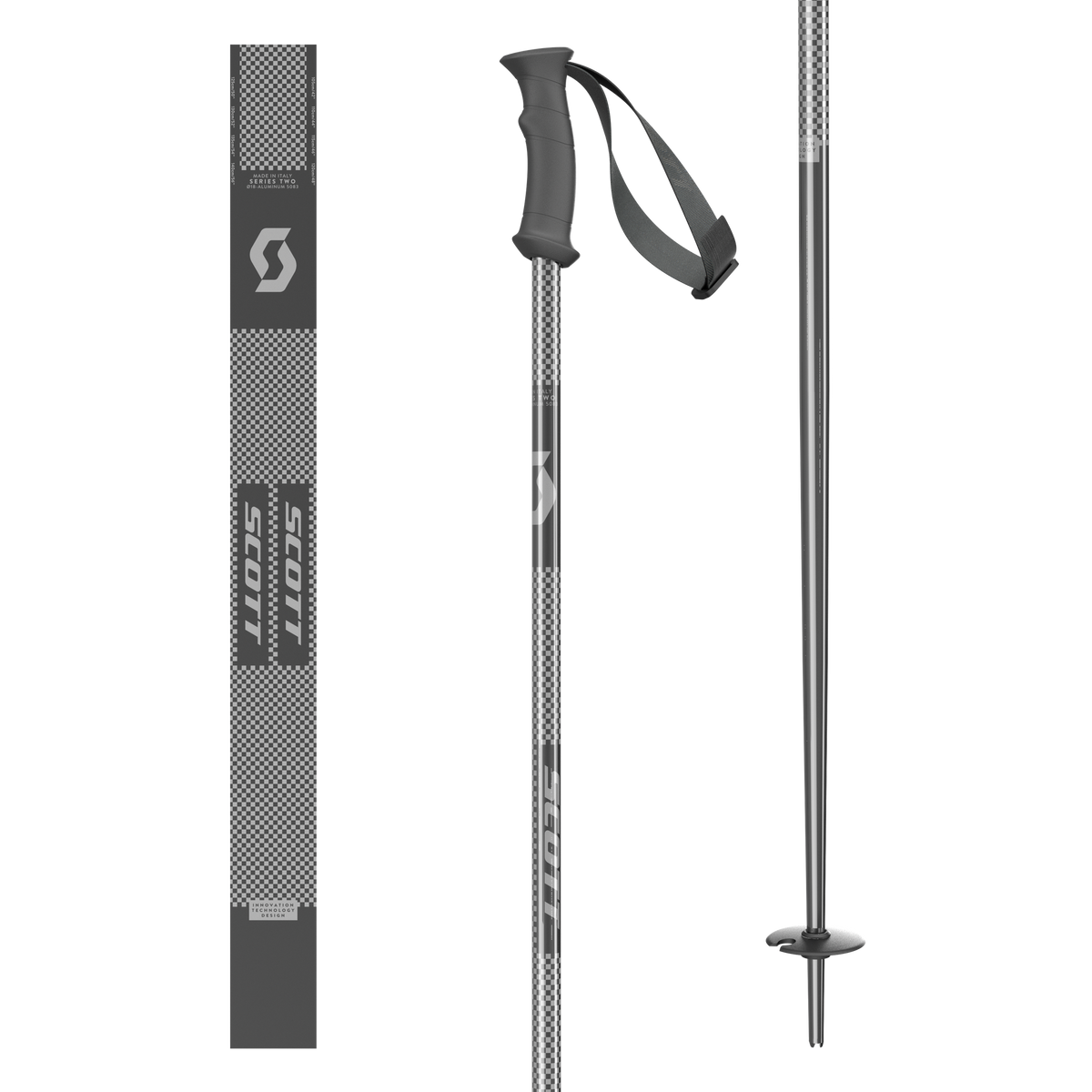 Scott 540 Pro Ski Poles - Black