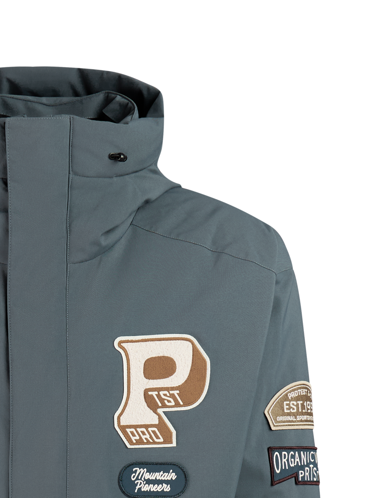 Protest Men's Roswell Snow Jacket - Basalt Grey