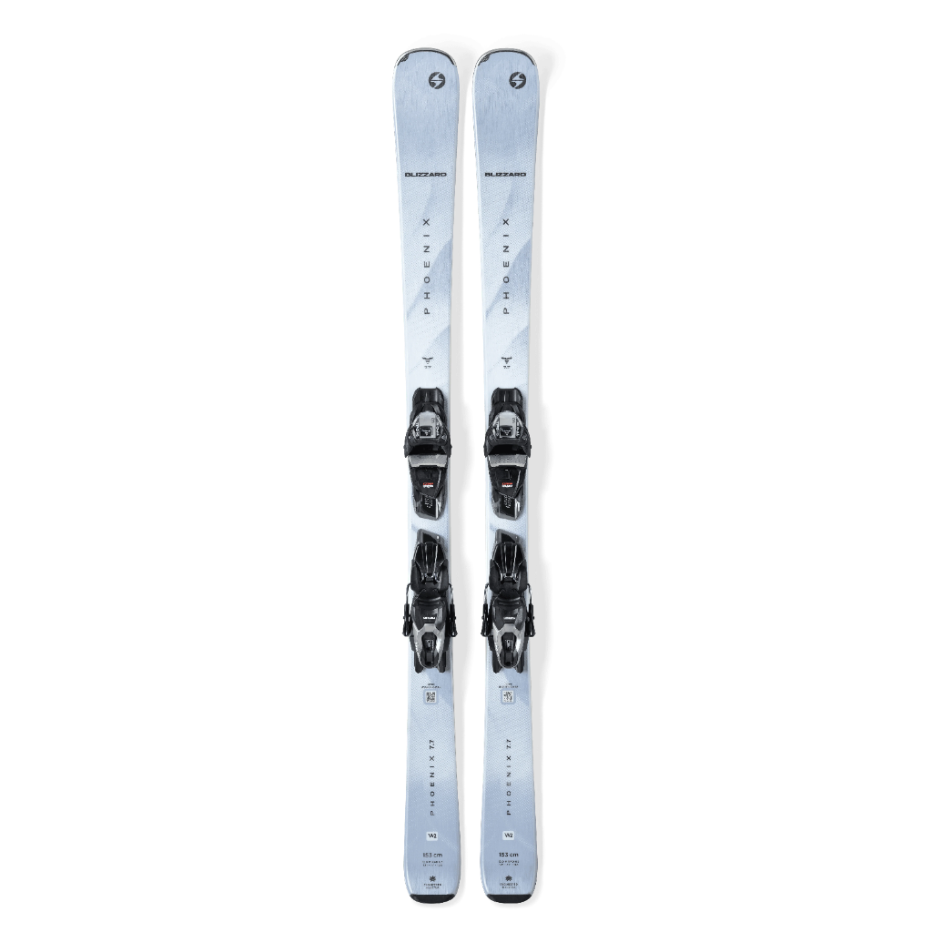 Blizzard Phoenix 7.7 Women's Skis + TPC 10 Demo Binding (Ice Blue)