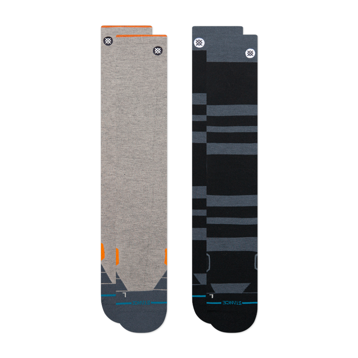 Stance Corporate UL Poly Snow Sock 2 Pack - Grey