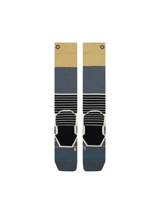Stance Blocked Mid Wool Snow Sock - Gold