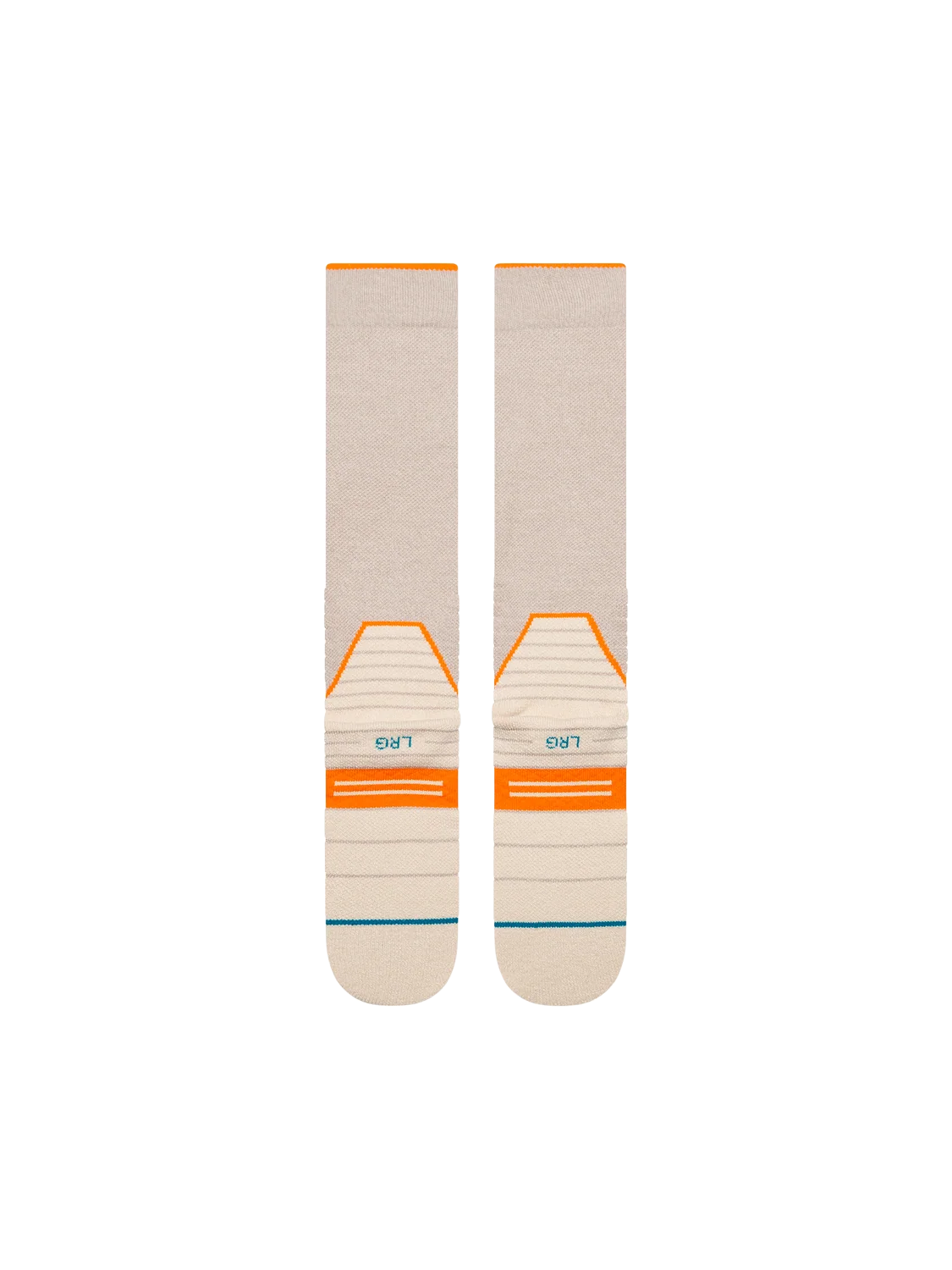 Stance Contrast Mid Wool Snow Sock - String Grey