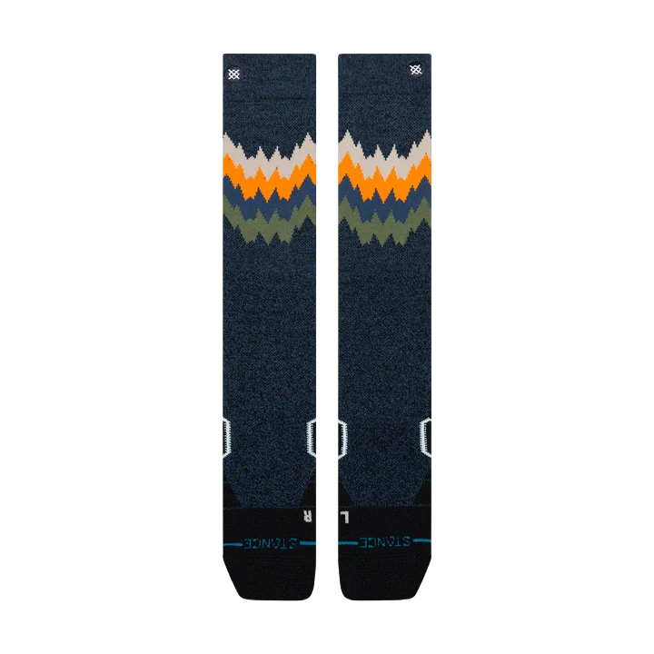 Stance Thompson Mid Wool Snow Sock - Navy Heather