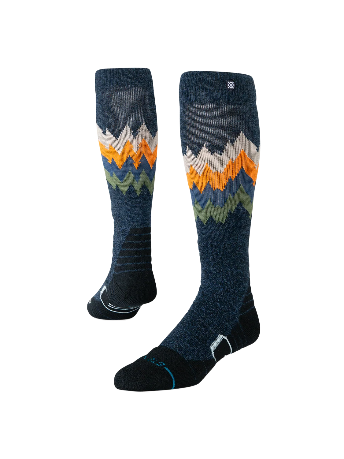 Stance Thompson Mid Wool Snow Sock - Navy Heather