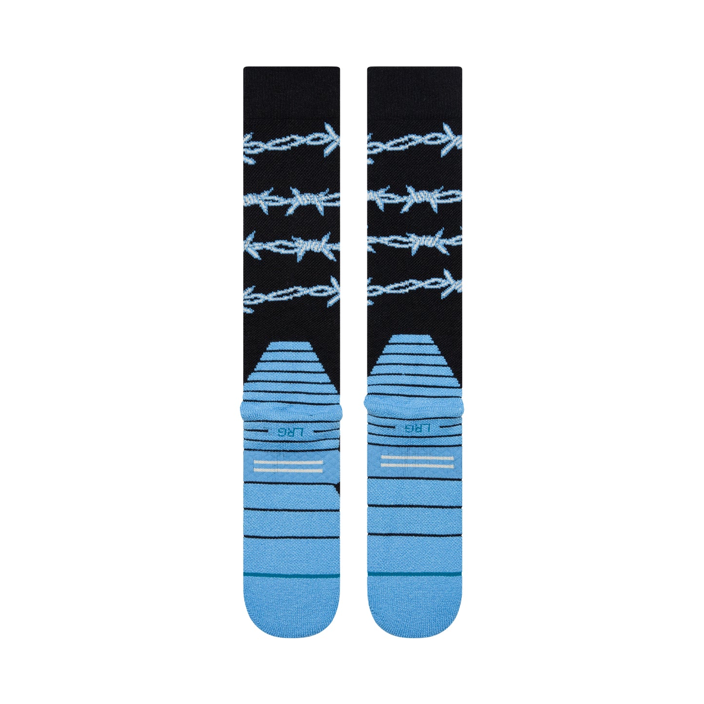 Stance Barbed Wire Mid Poly Snow - Blue R/R