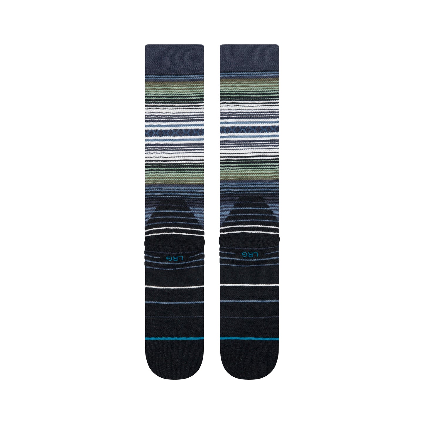 Stance Curren Mid Wool Snow - Navy R/R