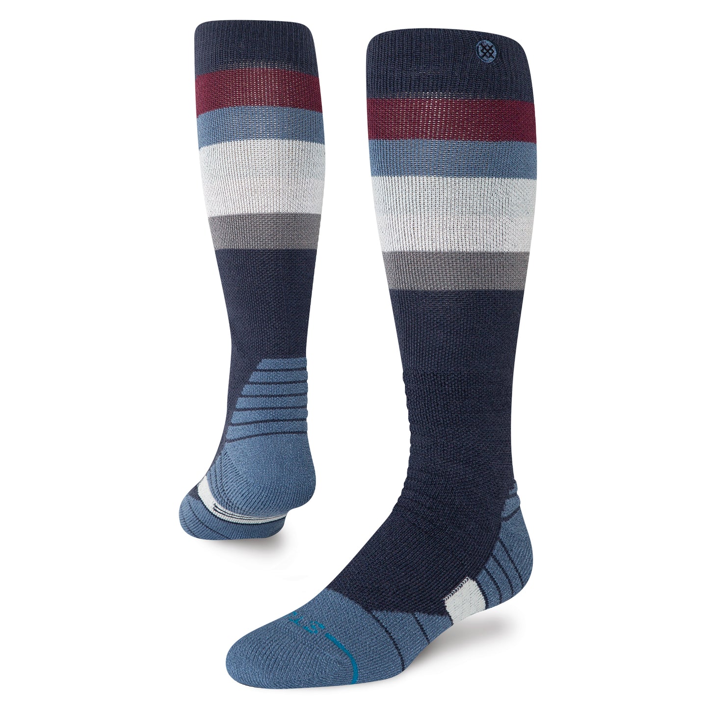 Stance Maliboo Mid Wool Snow - Navy R/R