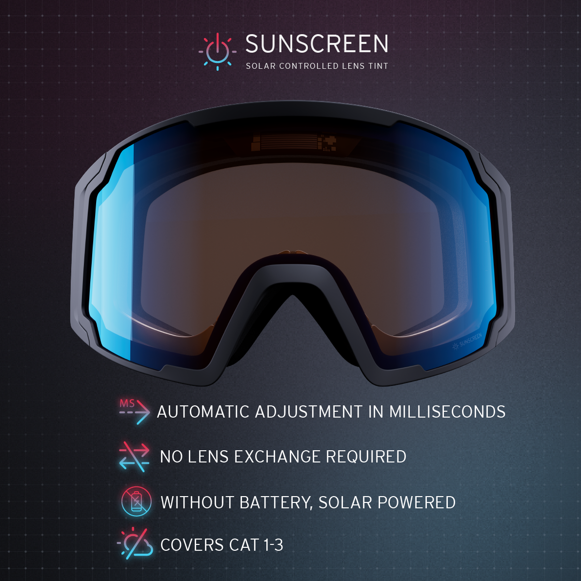 HEAD SUNSCREEN Goggle