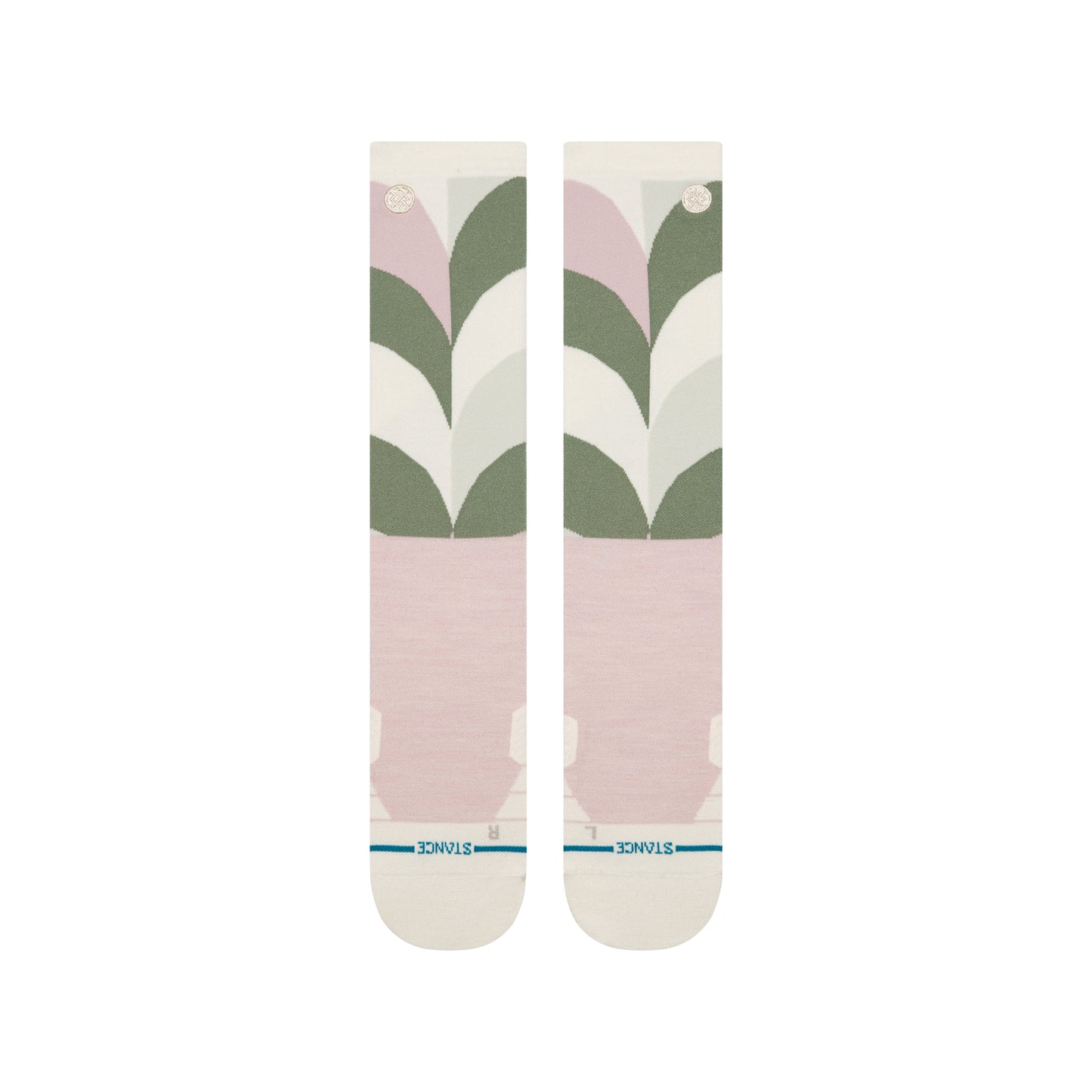 Stance Womens Geo Petals Ul Wool Snow - Lilac R/R