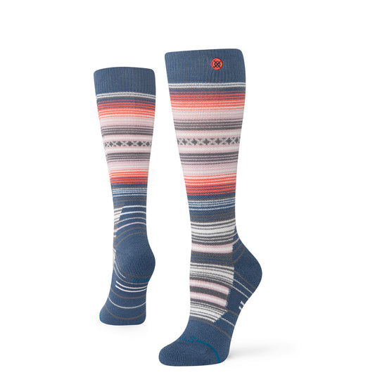 Stance Womens Curren Mid Wool Snow - Seablue R/R