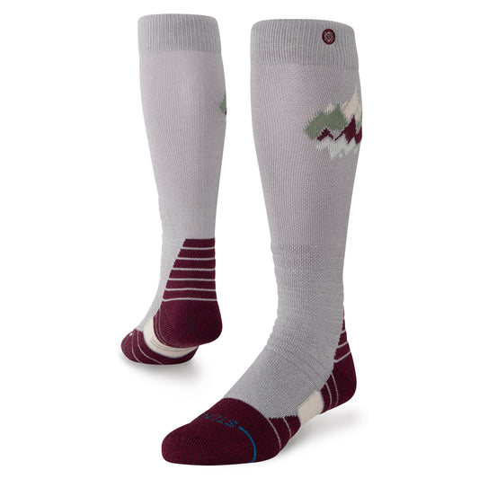 Stance Womens Peaks Mid Wool Snow - Fig R/R
