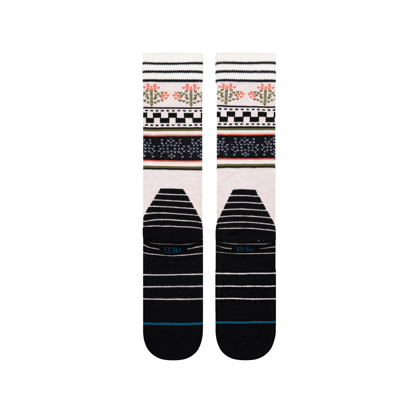 Stance Winter Bloom Mid Crew - Lilac R/R