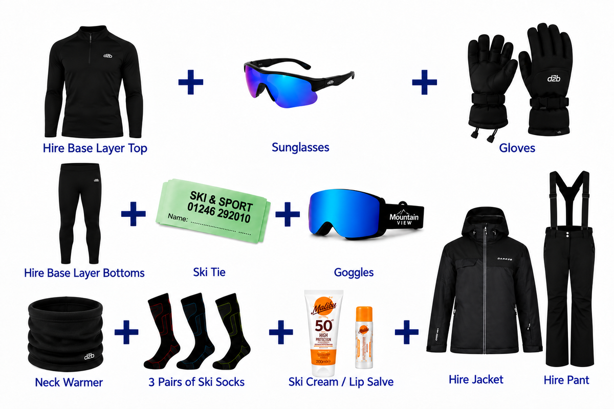 Premium Package + Ski Suit Hire (Collection only)