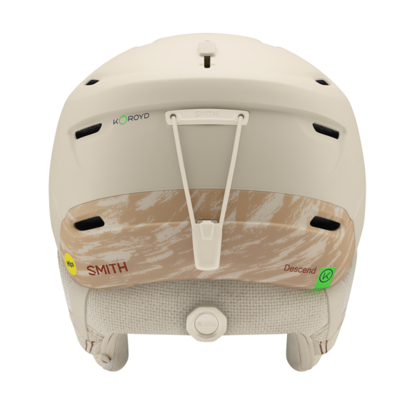 Smith Descend MIPS Helmet – Matte Raw Snow Drift Heathertech – angle 2