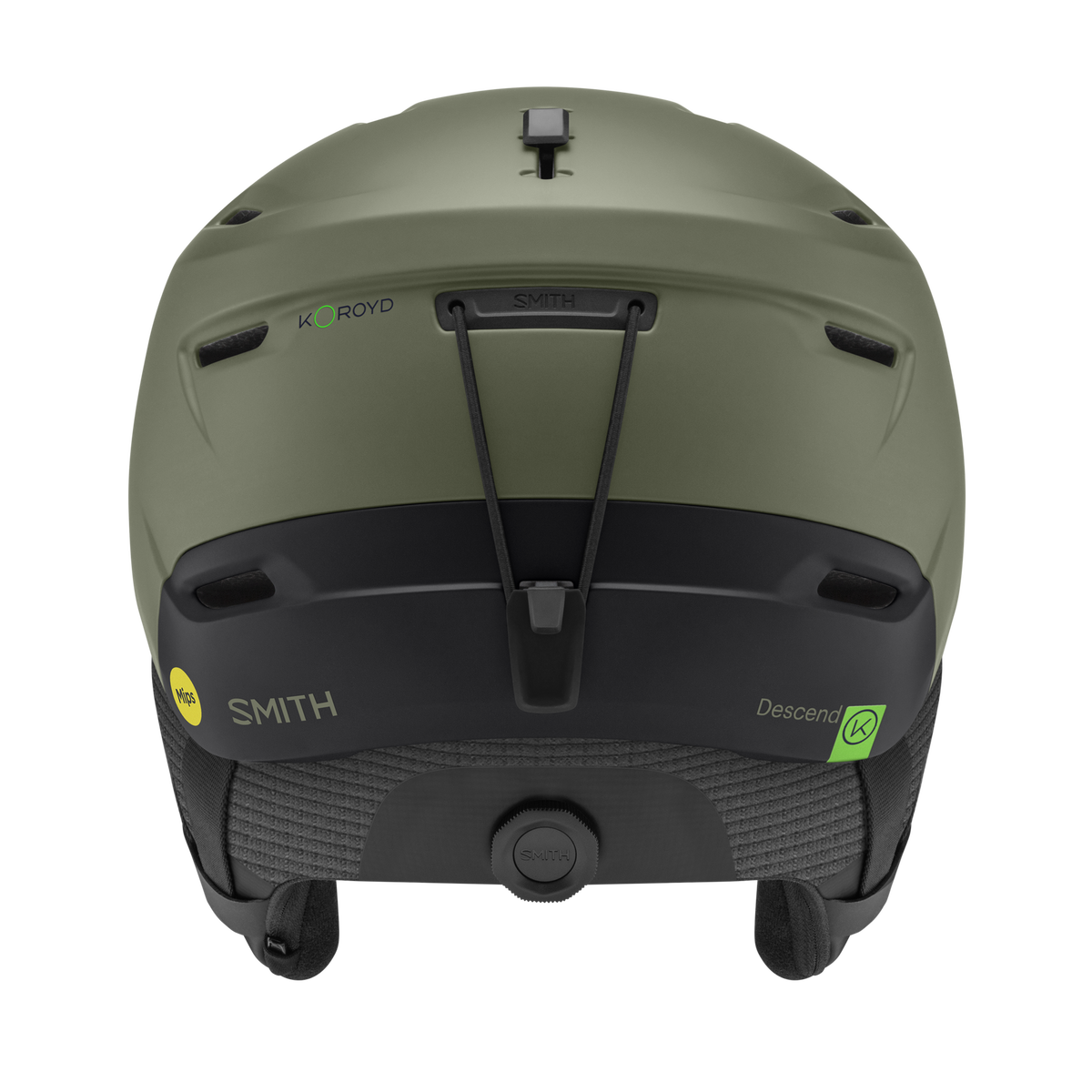 Smith Descend MIPS Helmet – Matte Fatigue Green Black – back